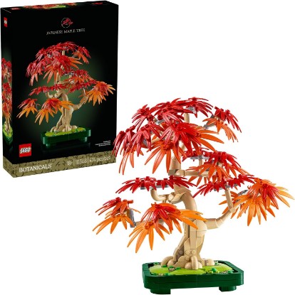 Picture of LEGO Botanicals Japanese Red Maple Bonsai Tree Building Kit for Adults 18+ - Unique Home Decor DIY for Room or Office - Housewarming Gift Idea for New Home - Plant Decor for Desk or Bookshelf- 10348