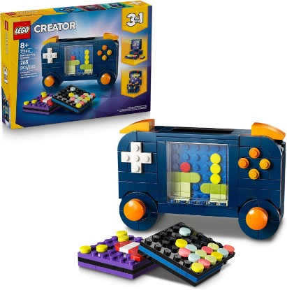 Picture of LEGO Creator 3 in 1 Retro Gaming Console Building Toy for Boys & Girls - Kids Build a Console, Mini Arcade Game, or Mini Computer - Gift Idea for Gaming Fans, Ages 8+ - 31380
