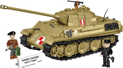 Picture of COBI Historical Collection Panzer V Panther AUSF. G Pudel Tank Building Set, 1133 Pieces