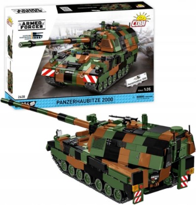 Picture of COBI Armed Forces Panzerhaubitze 2000 Tank Building Set, 1006 Pieces