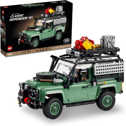 Picture of LEGO Icons Land Rover Classic Defender 90 - Building Set for Adults, Ages 18+ - Model Car Kit for Home Office, Desk Decor W/Realistic Details - Gift for Men & Women - 10317