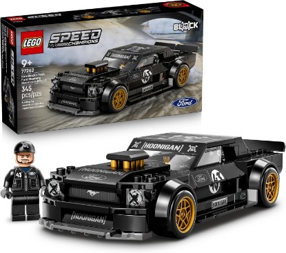 Picture of LEGO Speed Champions Ken Block's '65 Ford Mustang Hoonicorn V1 77262 | Building Toy for Boys & Girls, Ages 9+, Detailed Toy Car for Kids, Play or Display Model, 345 pieces, Gift for Birthdays