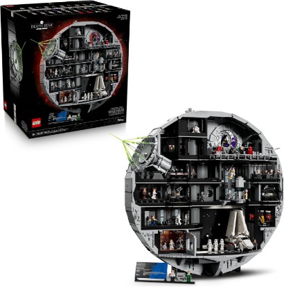 Picture of LEGO Star Wars Death Star Building Set for Adults, Ages 18+ - Collectible & Room Decor for Office, Bedroom, or Book Shelf - Fun Activity for Men, Women, & Movie Fans - Gift Idea for Birthdays - 75419