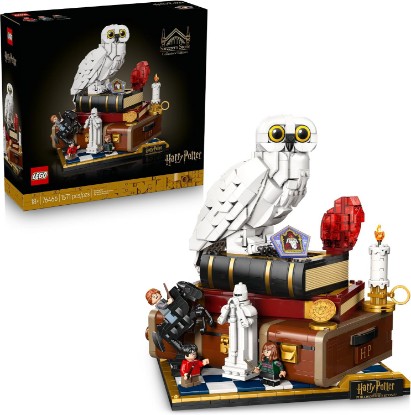 Picture of LEGO Harry Potter Sorcerer’s Stone – Collectors’ Edition Building Set for Adults - DIY Craft Kit for Women & Men, Ages 18+ - Buildable Hedwig & 3 Minifigures - Gift Idea for Birthdays - 76466