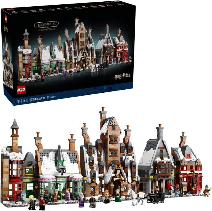 Picture of LEGO Harry Potter Hogsmeade Village – Collectors' Edition Building Set for Adults, Ages 18+ - Craft 7 Iconic Buildings - Kit Includes 12 Minifigures - Gift Idea for Birthdays and Fans - 76457