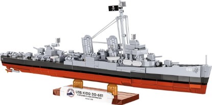 Picture of COBI Historical Collection WWII USS Kidd (DD-661) / Fletcher-Class Destroyer, 706-pieces
