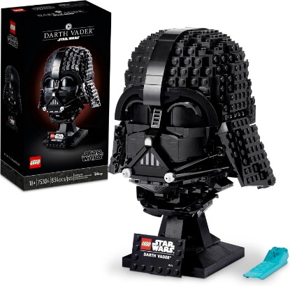 Picture of LEGO Star Wars Darth Vader Helmet Building Set for Adults - Collectible Model Kit for Men & Women, Ages 18+ Years - Gifts for Christmas for Men & Women - 75304