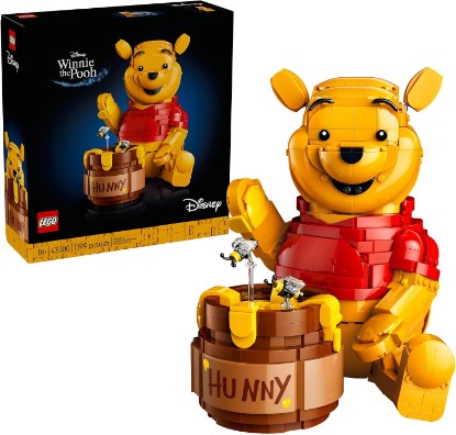Picture of LEGO Disney Winnie The Pooh Building Set - Home, Office or Book Shelf Decor for Adult Fans, Ages 18+ - W/Eeyore Figure - Collectible Disney Gift - 43300