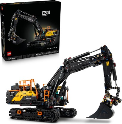 Picture of LEGO Technic Volvo EC500 Hybrid Excavator - Building Set for Adults - Collectible Model Kit for Men & Women, Ages 18+ - Gift Idea for Those Who Enjoy 3D Puzzles, DIY Kits, or Engineering - 42215