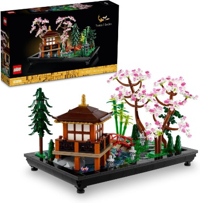 Picture of LEGO Icons Tranquil Garden Building Set - Detailed Japanese Zen Garden DIY Kit for Adults, Ages 18+ - Gift for Birthday - Building Block Set for Home Decor - 10315