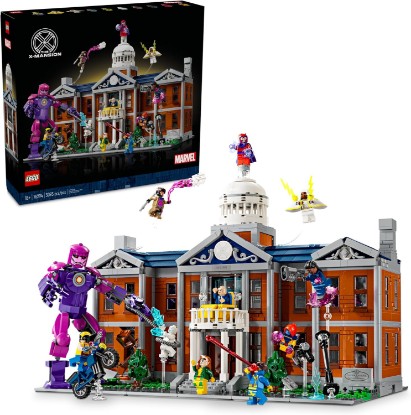 Picture of LEGO Marvel X-Men The X-Mansion Building Set - Marvel Collectibles DIY Craft Kit for Adults, Ages 18+ - Buildable Xavier Institute with 10 Minifigures - Gift Idea for Superhero Fans - 76294