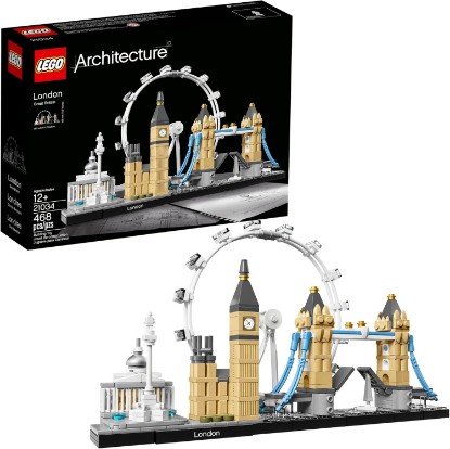 Picture of LEGO Architecture London Skyline Collection 21034 Building Set Model Kit and Gift for Kids and Adults (468 pieces)