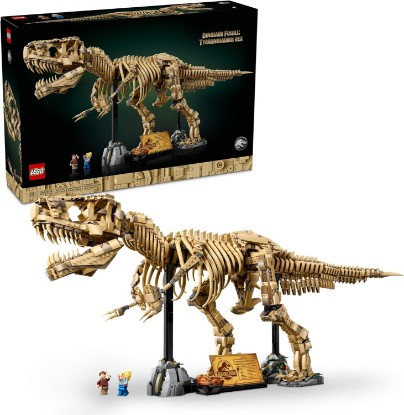 Picture of LEGO Jurassic World Dinosaur Fossils: Tyrannosaurus Rex - Building Set for Adults, Ages 18+ - Dinosaur Gift for Movie Lovers - Collectible Home Decor for Bedroom, Office, or Any Room - 76968