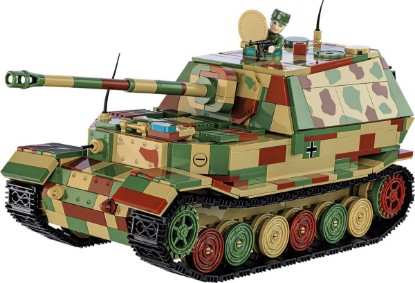 Picture of COBI Historical Collection WWII Panzerjager Tiger (P) Elefant Tank Building Set, 1252 Pieces