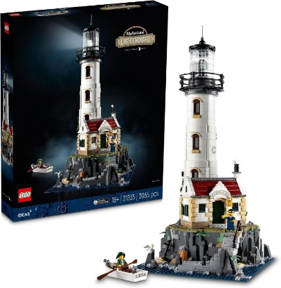 Picture of LEGO Ideas Motorised Lighthouse 21335 Building Kit; Buildable Display Model for Adults