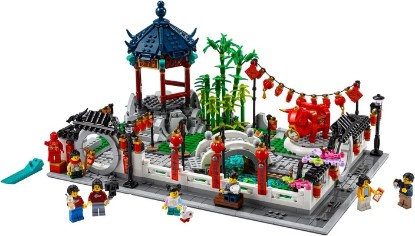 Picture of LEGO Spring Lantern Festival 80107 Building Kit; Collectible Lunar New Year Gift Toy for Kids, New 2021 (1,793 Pieces)