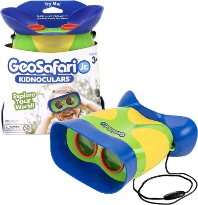 Picture of Educational Insights GeoSafari Kidnoculars - Toy Binoculars for Kids, Outdoor Toys for Kids Ages 4-8, Toddler Camping and Nature Toys, Lightweight Binoculars with Neck Strap, Bird Watching Gear | Toy Binoculars for Kids, Outdoor Toys for Kids Ages 4-8, Toddler Camping and Nature Toys, Lightweight Binoculars, Neck Strap