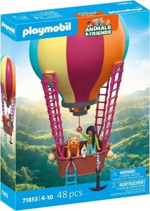 Picture of Playmobil Animals & Friends | Balloon Journey | Toy from 4 Years | Gift for Children | Encourages Creativity & Imagination | Balloon as Decoration to Hang up | 71853