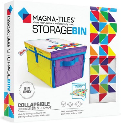 Picture of MAGNA-TILES Storage Bin & Interactive Play-Mat, The Original Magnetic Building Brand