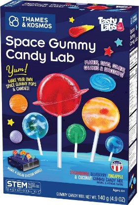 Picture of Thames & Kosmos Space Gummy Candy Lab | Tasty Labs STEM Experiment Kit, Make Space-Themed Gummy Pops & Candies, Explore Chemistry in Cooking, Safe to Eat, Made in USA, Food Ingredients Included
