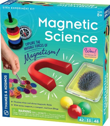 Picture of Thames & Kosmos Magnetic Science | 33 STEM Experiments | Ages 8+ | Learn About Earth’s Magnetic Poles | Discover How Invisible Magnetic Fields Work | Full-Color 48-Page Manual