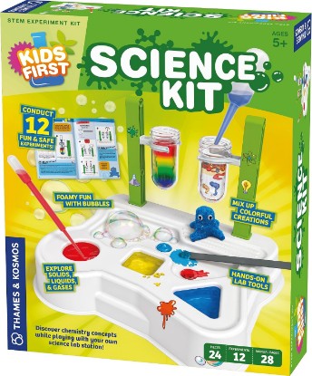Picture of Thames & Kosmos Kids First Science Kit | STEM Learning, Intro to Chemistry for Ages 5+ | Safe & Educational Lab Setup with 20+ Durable Tools, 12 Experiments | Explore Lab Skills & Science Concepts
