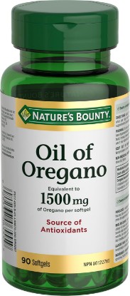 Picture of Nature's Bounty Oil of Oregano 1500 mg 90 Liquid Softgels (Packaging May Vary)