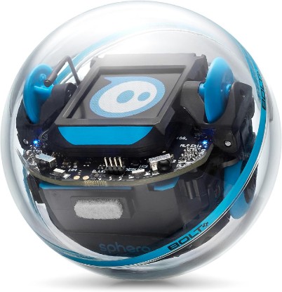 Picture of Sphero Bolt+ Coding Robot | Program with Draw, Blocks, Python & JavaScript, Animated LCD Screen, Ages 8+, Durable, Qi Charging, Waterproof