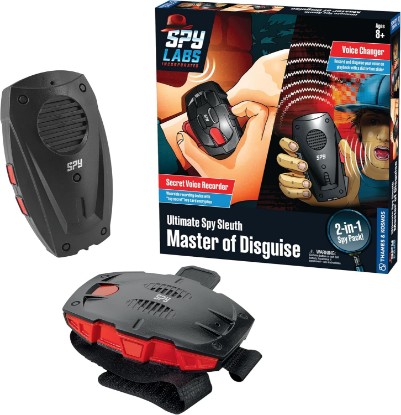 Picture of Thames & Kosmos Spy Labs Inc: Ultimate Spy Sleuth Master of Disguise 2-in-1 Toy Spy Pack, Secret Voice Recorder & Voice Changer Toys for Ages 8+ | Essential Pretend Play Gear for Young Investigators
