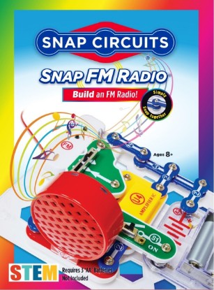 Picture of STEM Toy Radio KIT | for Kids 8+ yrs | Electronics KIT | Science KIT for Kids | DIY STEM KIT | SNAP Circuits STEM, Red