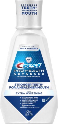 Picture of Crest Pro-Health Advanced Mouthwash with Extra Whitening, Energizing Mint, 16 Fluid Ounce