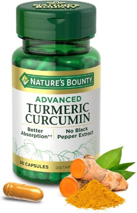 Picture of Nature's Bounty Advanced Turmeric Curcumin, 60 Count