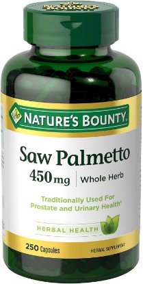 Picture of Nature's Bounty Saw Palmetto 450 mg Capsules 250 ea