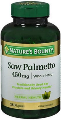 Picture of Nature's Bounty Saw Palmetto 450 mg Capsules 250 ea (Pack of 3)