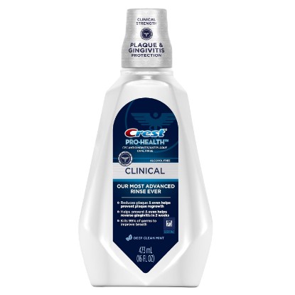 Picture of Crest Pro-Health Clinical Deep Clean Mint Mouthwash 473 Ml