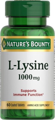 Picture of Nature's Bounty L-Lysine, 1000mg, 60 Tablets