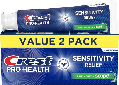 Picture of Crest Pro-Health Advanced Sensitivity Whitening Plus Scope Toothpaste, 5.1 oz x 2