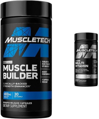 Picture of MuscleTech Muscle Builder with Peak ATP for Strength, Multivitamin for Immune Support, 90 Vitamins & Minerals