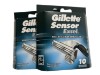 صورة Gillette Sensor Excel Cartridges - 10 ct, Pack of 2