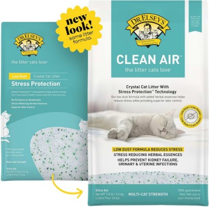 Picture of Dr. Elsey's Clean Air Stress Reducing Crystal Cat Litter 7.5 lb. Bag