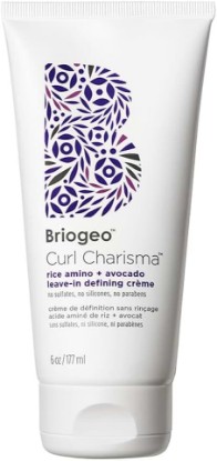 Picture of Briogeo Curl Charisma Rice Amino + Avocado Leave-In Defining Crème, Anti Frizz Hair Styling Moisturizer, Leave In Cream for Wavy, Curly, Coily Hair, Boosts Hydration, Vegan, Cruelty-Free