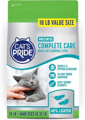 Picture of Cat's Pride Complete Care Hypoallergenic Unscented Litter 18lb