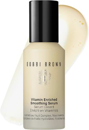 Picture of Bobbi Brown Vitamin Enriched Smoothing Serum | Glowy, Hydrating Overnight Face Serum | Niacinamide & Vitamin C, 1 Fl Oz GreenCircle Sustainable Energy Practices