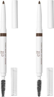Picture of e.l.f. Instant Lift Brow Pencil, Dual-Ended Precision Brow Pencils For Shaping & Defining Eyebrows, Vegan & Cruelty-Free, Neutral Brown, 2-Pack