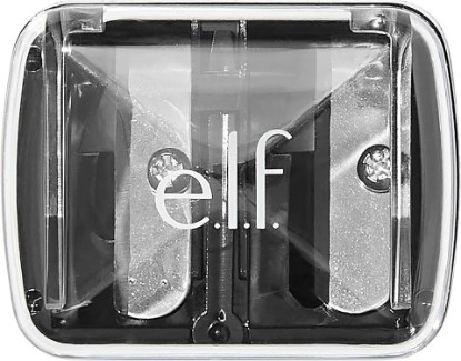 Picture of e.l.f. Dual-Pencil Sharpener, Convenient, Essential Tool, Sharpens, Easy To Clean, Travel-Friendly, Compact, Includes Bonus Small Sharpener
