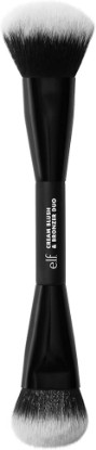 Picture of e.l.f. Cream Blush & Bronzer Duo Brush | 2-in-1 Makeup Brush for Blending & Layering Cream Formulas, Creates Seamless Glow, Vegan & Cruelty-Free