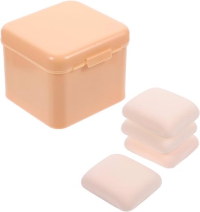 Picture of CALLARON 4pieces Makeup Sponges for Blending Face Powder Body Puff Elf Makeup Tools