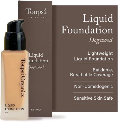Picture of Toups & Co Liquid Foundation Dogwood - Neutral | Lightweight & Breathable Buildable Coverage | Aloe Vera, Shea Butter & Herbal Extracts | Non-Comedogenic, Long-Lasting, Sensitive Skin Safe