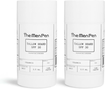 Picture of The Men Pen | Tallow Guard SPF 30 Sunscreen Stick (2 Pack)
