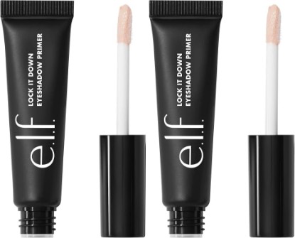 Picture of e.l.f. Lock It Down Eyeshadow Primer,Smooth Creamy Eye Makeup Primer For Long-Lasting Eyeshadow,Intensifies Color,Helps Prevent Creasing,Vegan & Cruelty-Free,(Pack of 2)